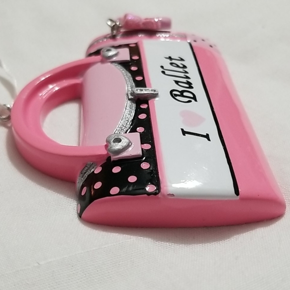 NEW Ballet Shoes & I Love Ballet Bag Ornaments - Decor from Macy's - Picture 4 of 16